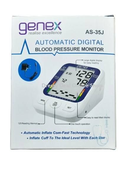 Genex AS35J Full Automatic Digital Blood Pressure Monitor